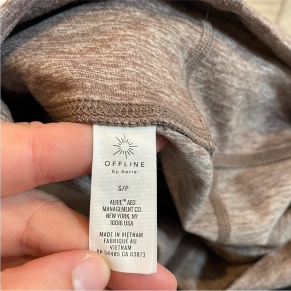 Aerie Offline Size Small Purple/Brown High Waisted Leggings. - Picture 6 of 7